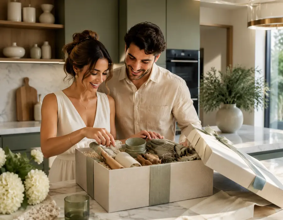 Yeni ev için ortak mutfak hediyesi